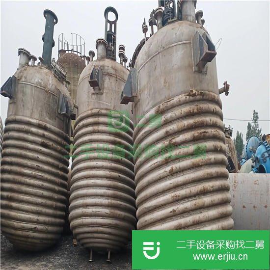 山東出售二手20噸搪瓷反應釜