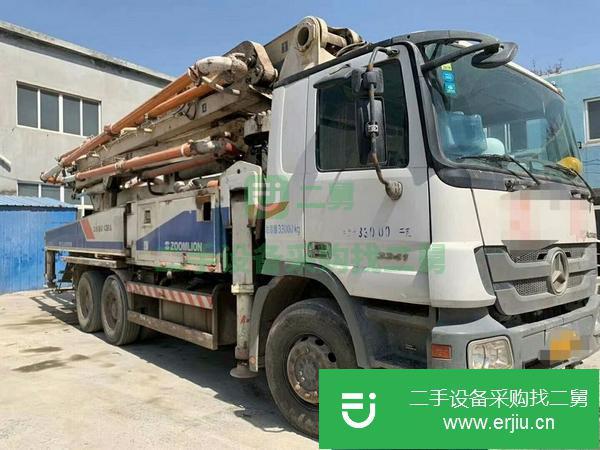 河北出售二手中聯泵車，奔馳47米底盤，手續齊全，車況精品