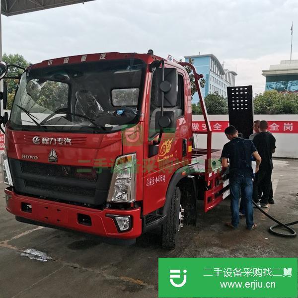 云南出售二手豪沃云內170馬力國六藍牌平板運輸車