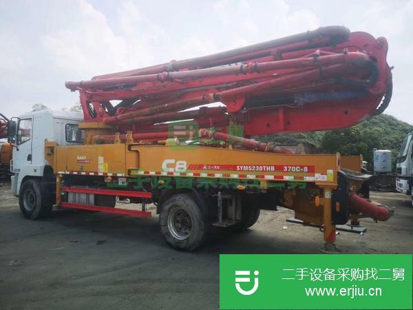 山東出售二手18年國五三一37米泵車