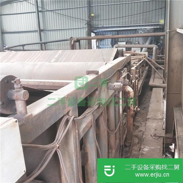 廣東出售二手洗沙泥漿脫水綠豐帶式壓濾機