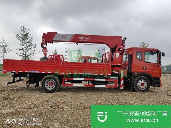 湖北出售二手東風多利卡吊車  上裝長興八噸吊機