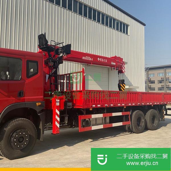 山東出售二手九成新12噸隨車吊