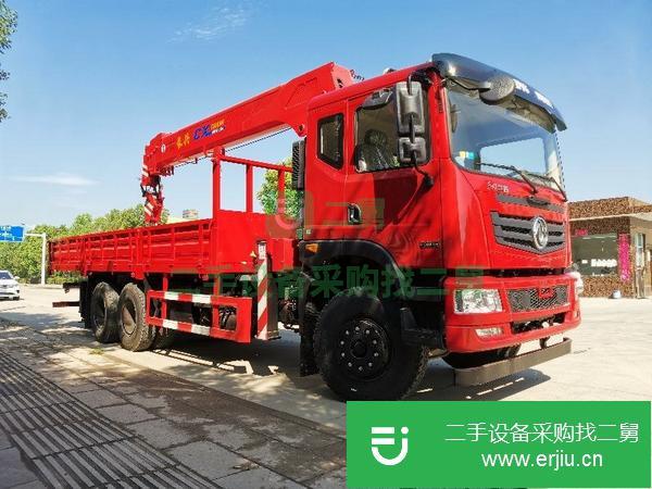 湖南出售二手短軸距東風12噸隨車吊