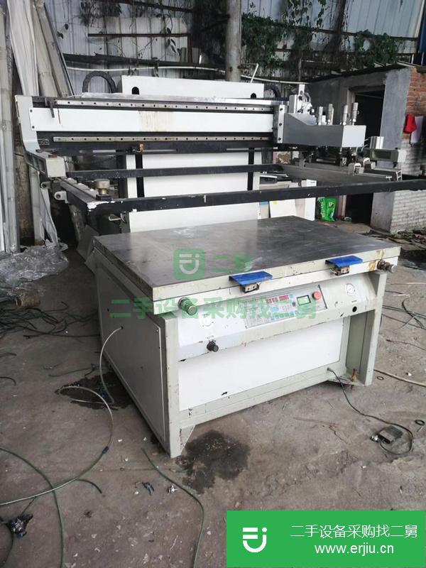 河北出售二手80*130大臺面半自動絲印機