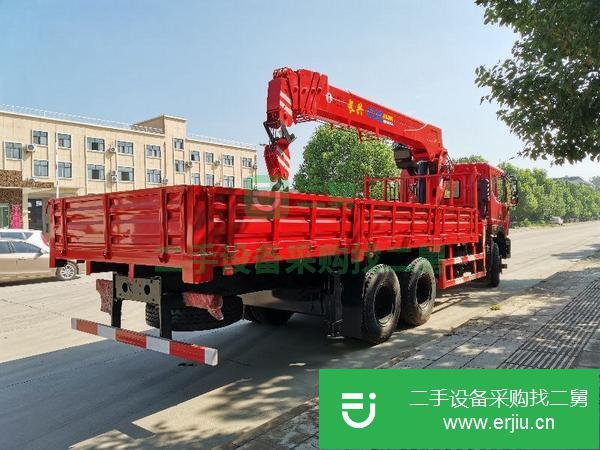 湖南出售二手短軸距東風12噸隨車吊