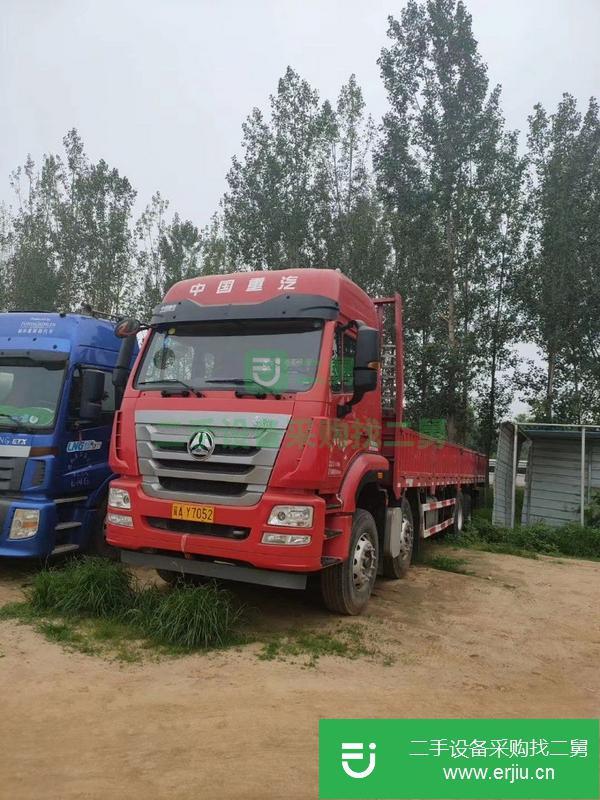 河北出售二手豪瀚前四后八平板貨車。