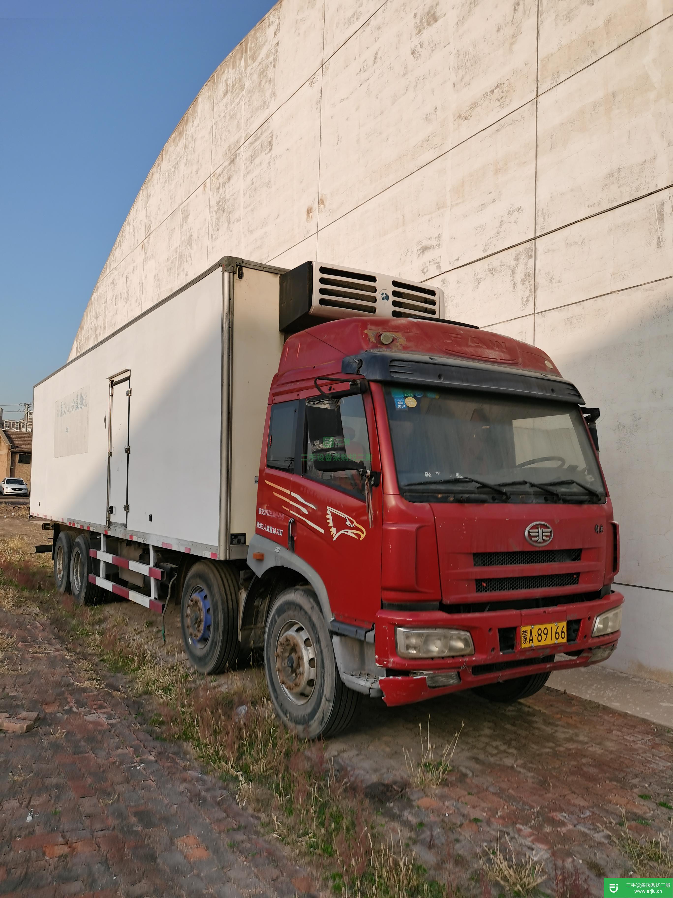 內蒙古出售二手一汽解放冷藏車
