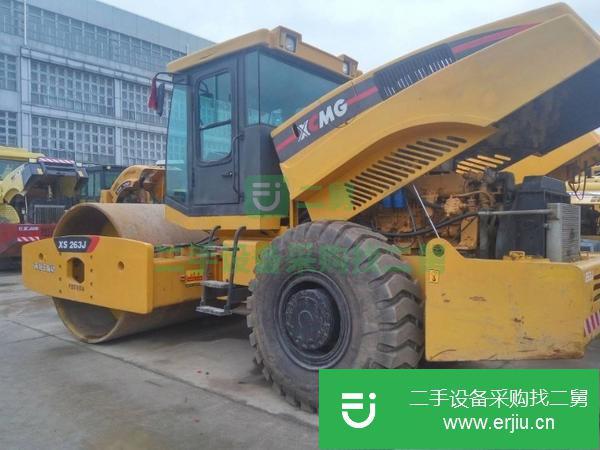 上海出售二手單鋼輪振動徐工22噸壓路機