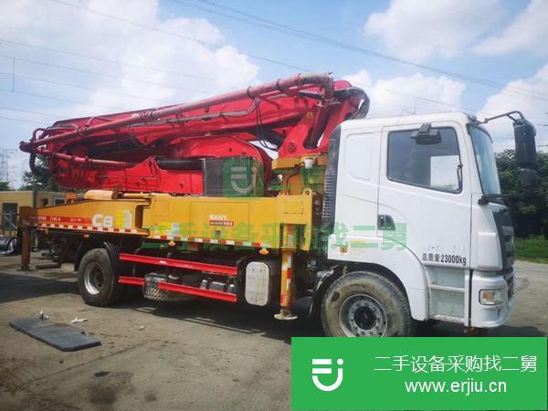 山東出售二手18年國五三一37米泵車