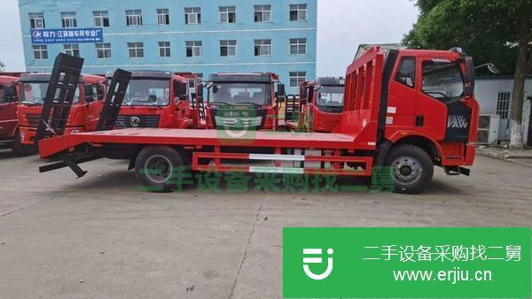 山東出售二手解放單橋平板運輸車