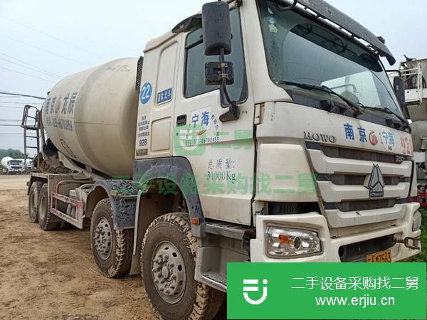 河南出售二手豪沃大20立方攪拌車