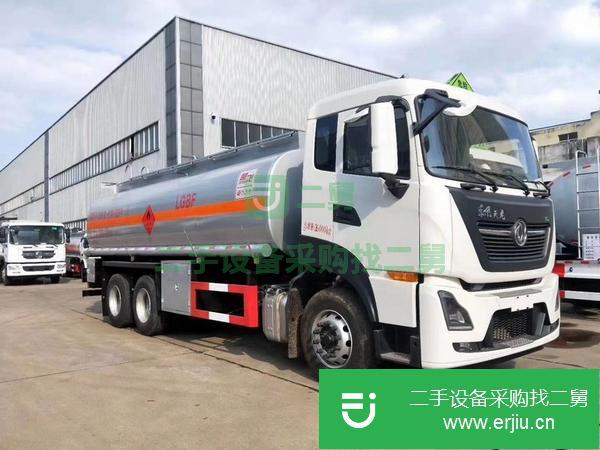 山西出售二手國六東風天龍后八輪21立方油罐車
