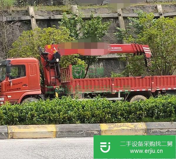 湖南出售二手18年5月三一10噸隨車吊4節臂貨箱6米國五