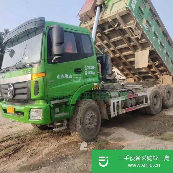 陜西出售二手歐曼后八輪自卸車國五