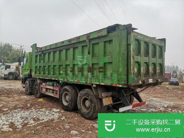陜西出售二手國(guó)五排放斯太爾前四后八自卸車19年