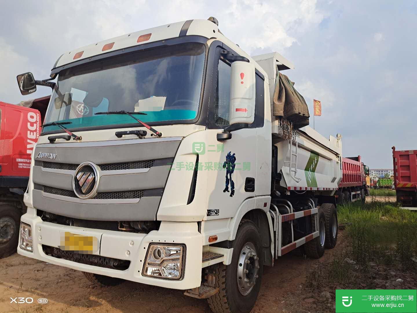 江西出售二手福田歐曼自卸車