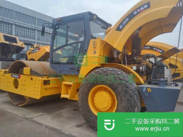 上海出售二手單鋼輪振動徐工22噸壓路機