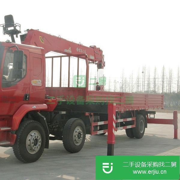 山東出售二手九成新12噸隨車吊