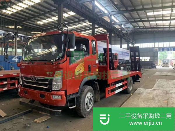 山西出售二手東風(fēng)單橋挖機(jī)平板運(yùn)輸車