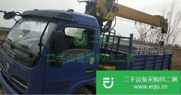 湖南出售騰宇5噸4節臂吊車，貨箱3.45米，上操作，有后支腿