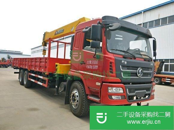山西出售二手陜汽軒德10噸吊車，陜齒9檔，300MM大梁，電動門窗，空調(diào)前橋7噸