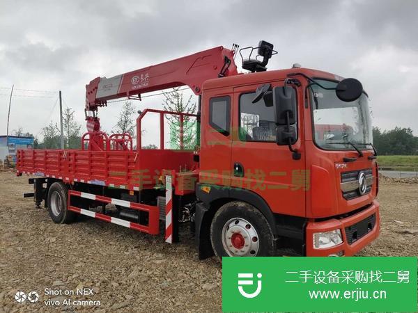 湖北出售二手東風多利卡吊車  上裝長興八噸吊機