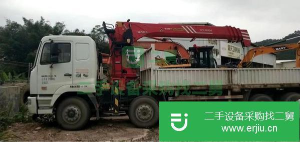 陜西出售華菱前四后八14噸吊車，可過戶車況新