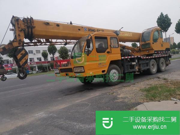 山東出售二手吊車，車況好沒事故,前駕駛室補過油漆。