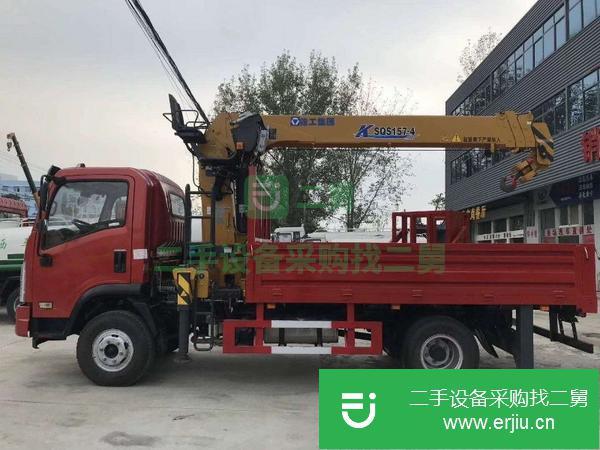 江蘇出售二手大運130馬力配6.3噸隨車吊