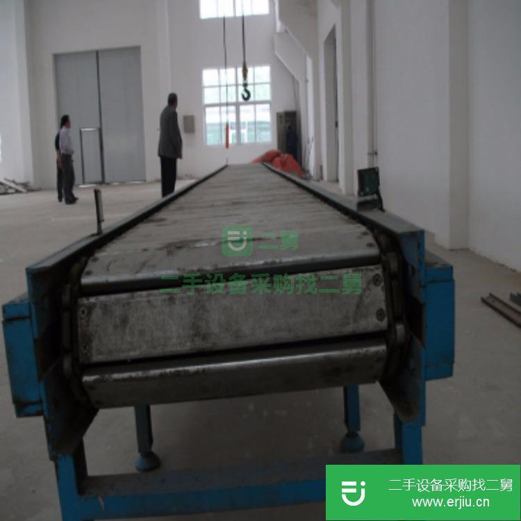 山東出售二手轉(zhuǎn)角鏈板輸送機(jī)