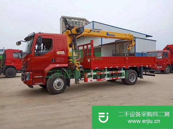 湖北出售二手柳汽乘龍單橋隨車吊