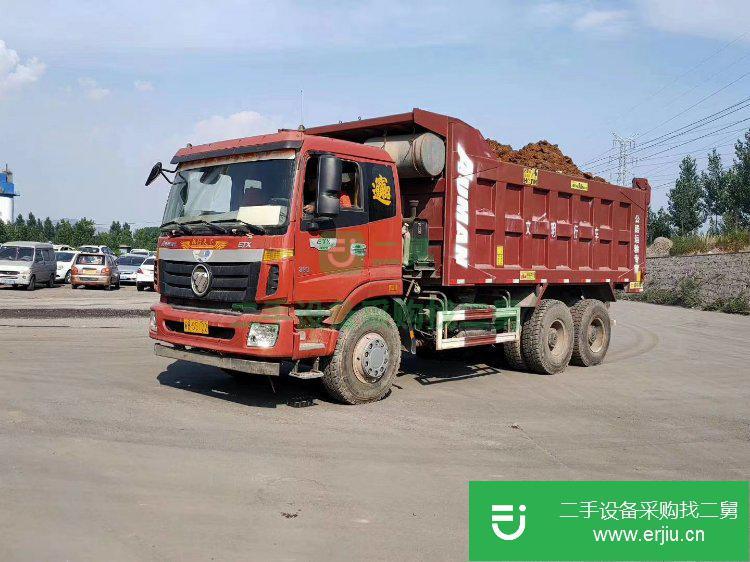 河北出售二手福田歐曼380馬力自卸車