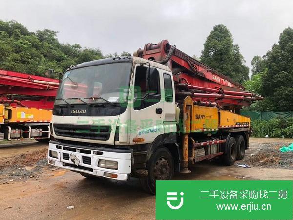 湖南出售二手三一37米泵車手續齊全車況良好