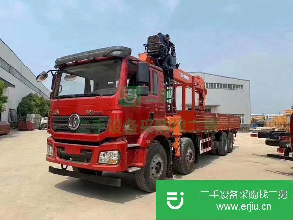 山西出售二手陜汽德龍前四后八12噸吊車 240馬力 包過戶