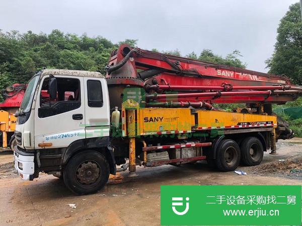 湖南出售二手三一37米泵車手續齊全車況良好