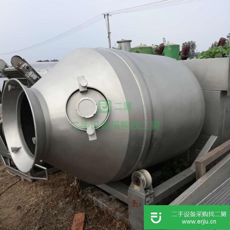 山東出售二手不銹鋼真空變頻滾揉機