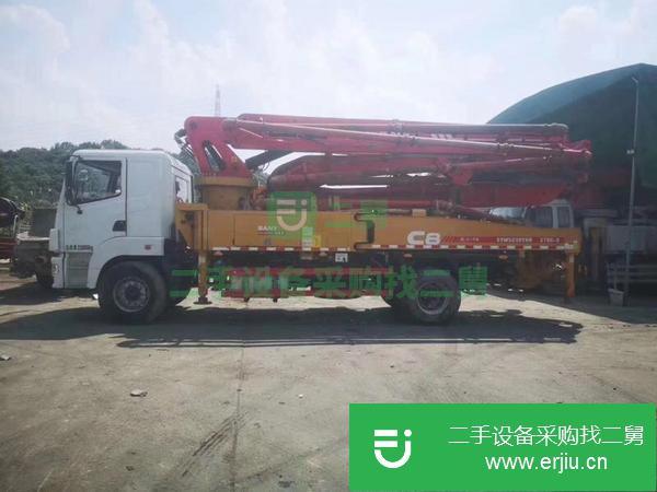 湖南出售二手三一國五37米泵車