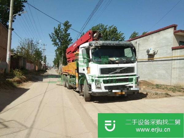 湖南出售二手大象沃爾沃36米泵車