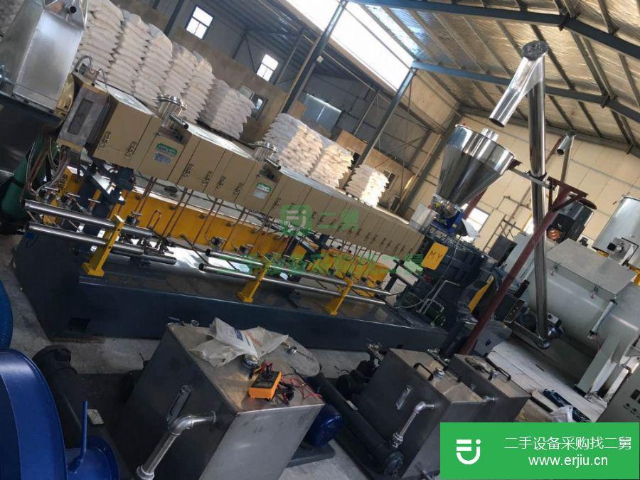 江蘇出售二手南京棉亞JSH-K95雙螺桿造粒機