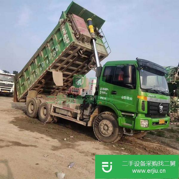陜西出售二手歐曼后八輪自卸車國五
