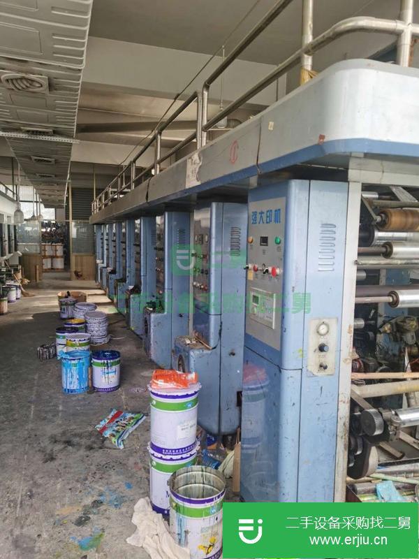 浙江出售二手凹版印刷機800型7色