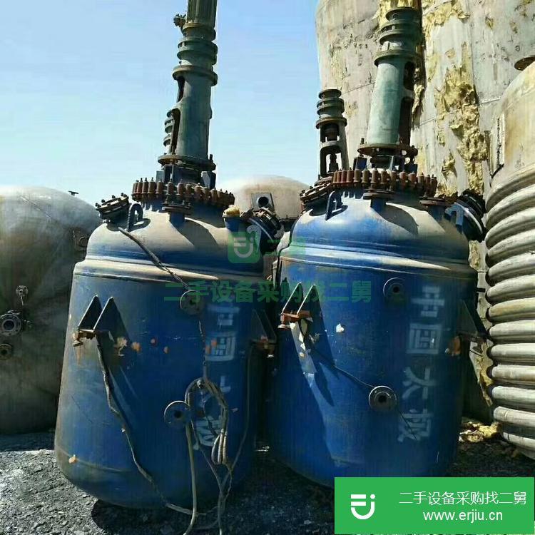 山東出售二手3噸搪瓷反應釜