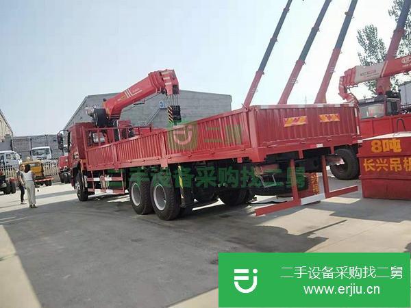 安徽出售二手后八輪三一12噸隨車吊