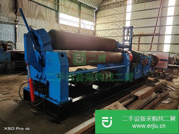 廣東出售二手實(shí)心W11-40*3000機(jī)械全自動(dòng)卷板機(jī)