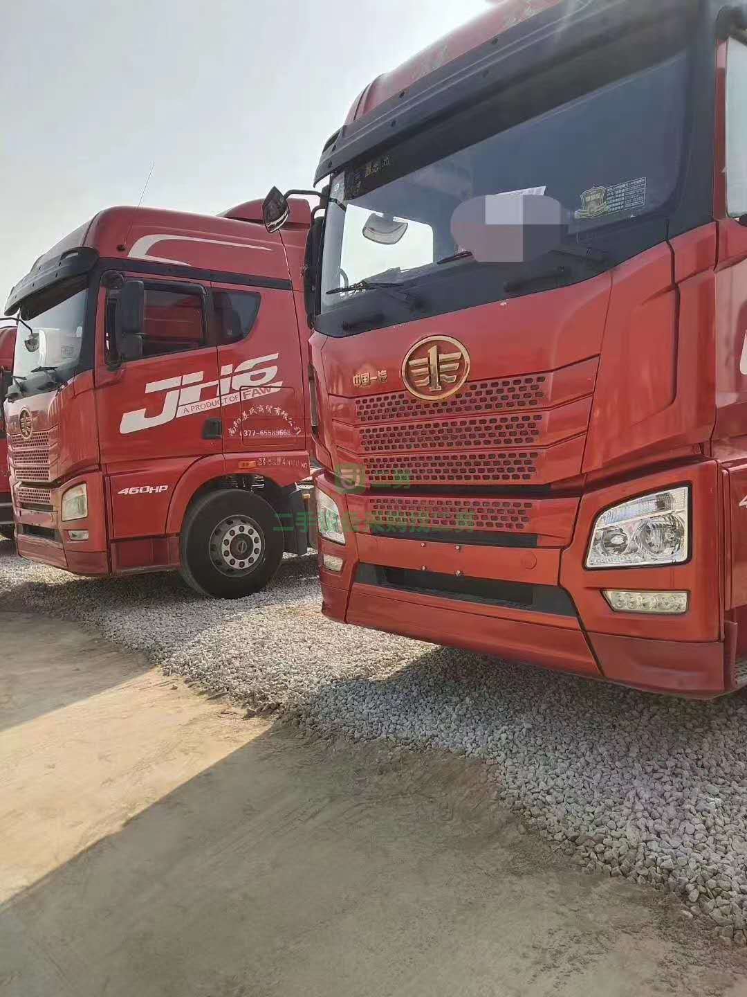 出售兩臺解放JH6牽引車 ，17年3月國五460馬力