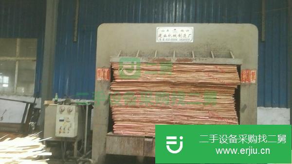 山東出售二手木業熱壓機