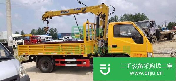 四川出售二手4噸隨車吊貨箱3.5米