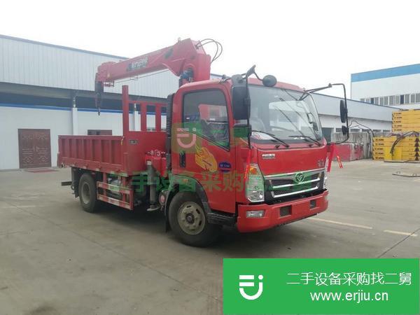 貴州出售二手重汽豪曼藍牌隨車吊