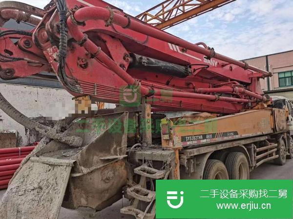 河北出售二手三一46米泵車，手續齊全包提檔